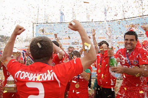 Чемпионат России по пляжному футболу. Финальный день